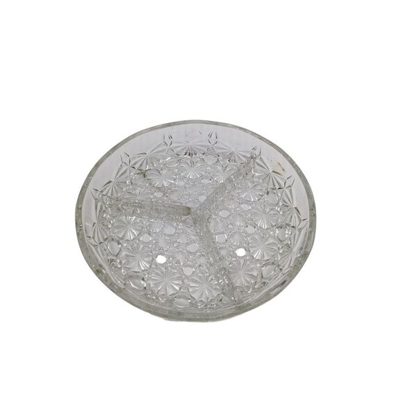 Imperial Galls Daisy and buttons divided relish tray serving dish 7.5 in Holi - Picture 7 of 11